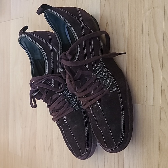 Aerosoles Sports Brown Suede Flats Lace Up Round Toe Comfort Shoes Size 7.5 - Picture 1 of 7